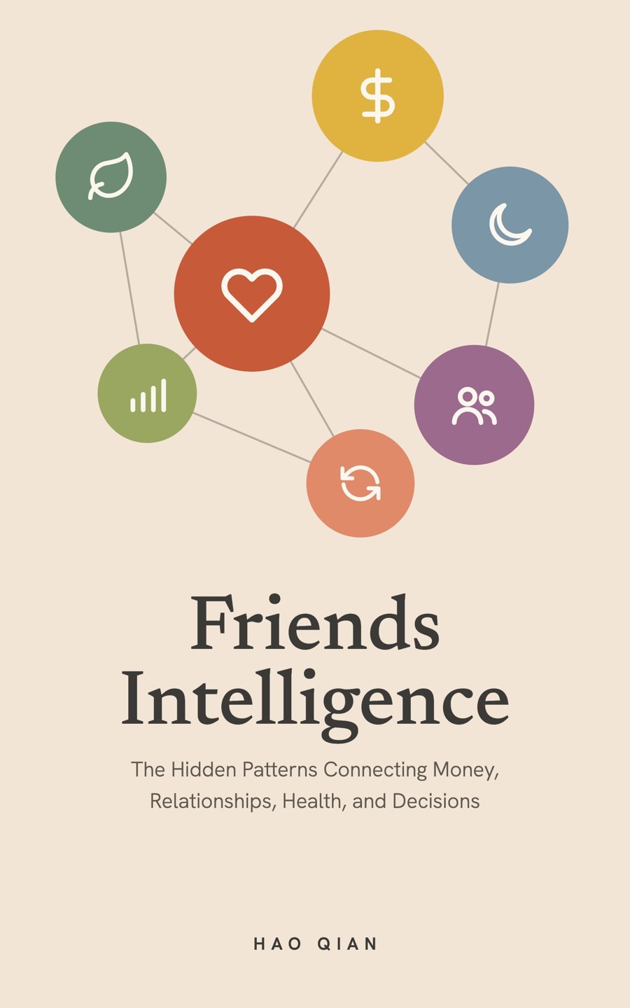 Friends Intelligence book cover by Hao Qian