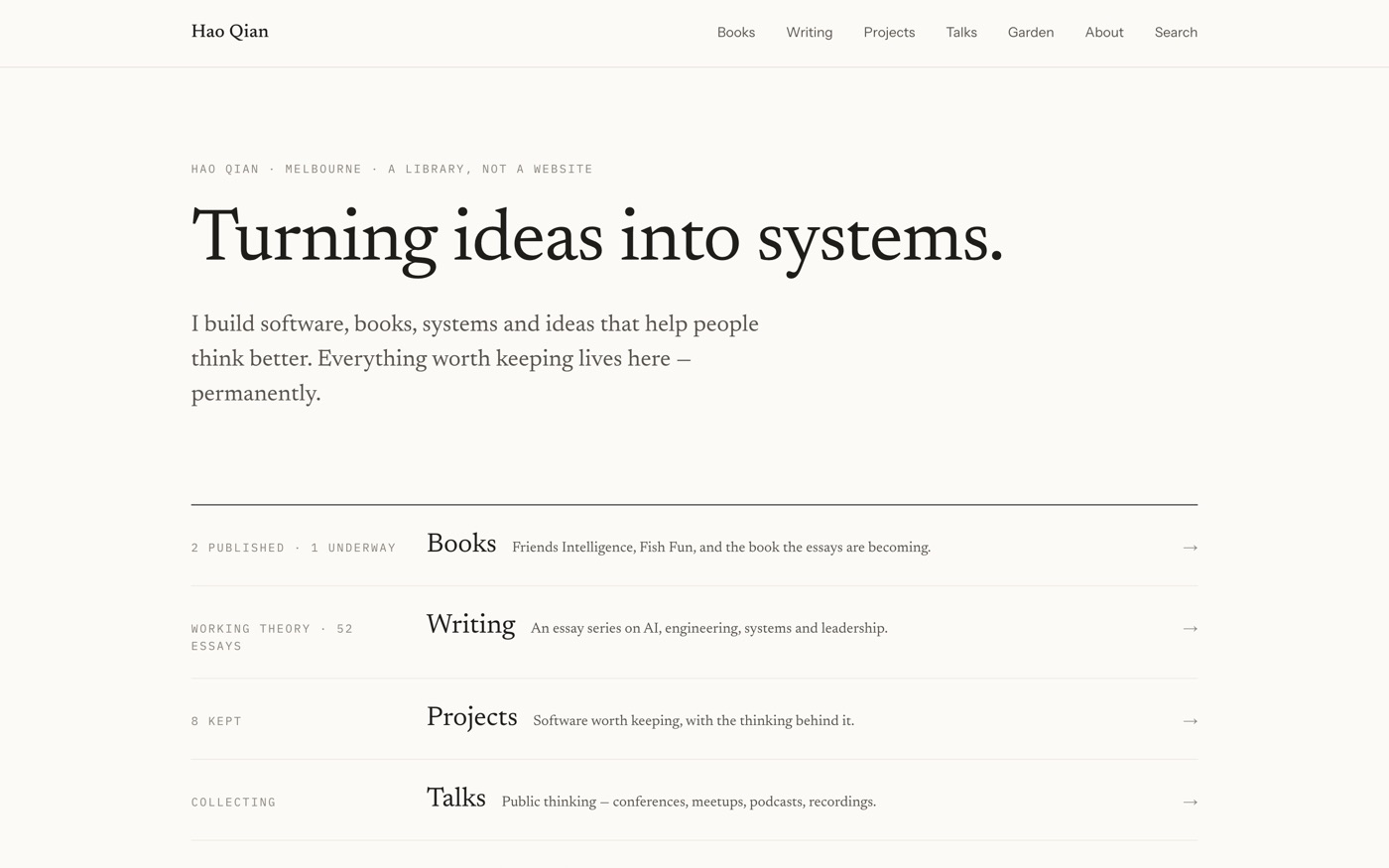 HaoQian.co — screenshot