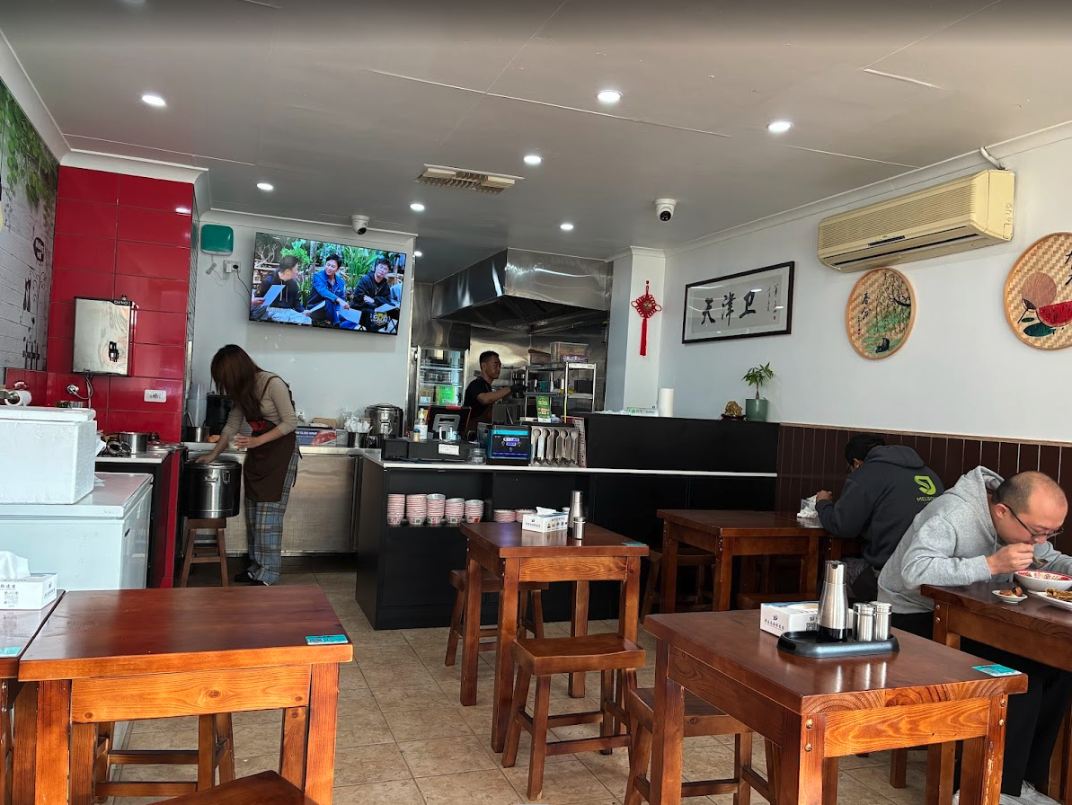 Tianjin Pancake House interior wall art