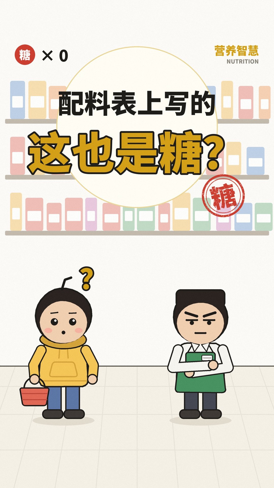配料表上这些名字,其实都是糖 — poster