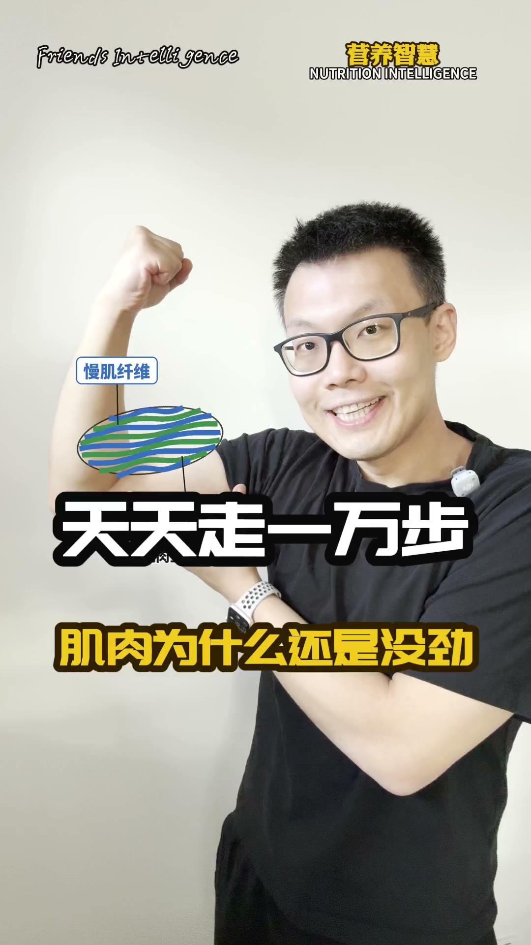 天天走一万步,肌肉为什么还是没劲 — poster