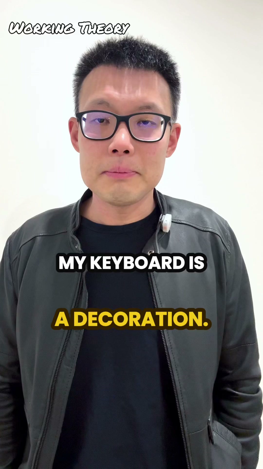 My Keyboard Is a Decoration — poster