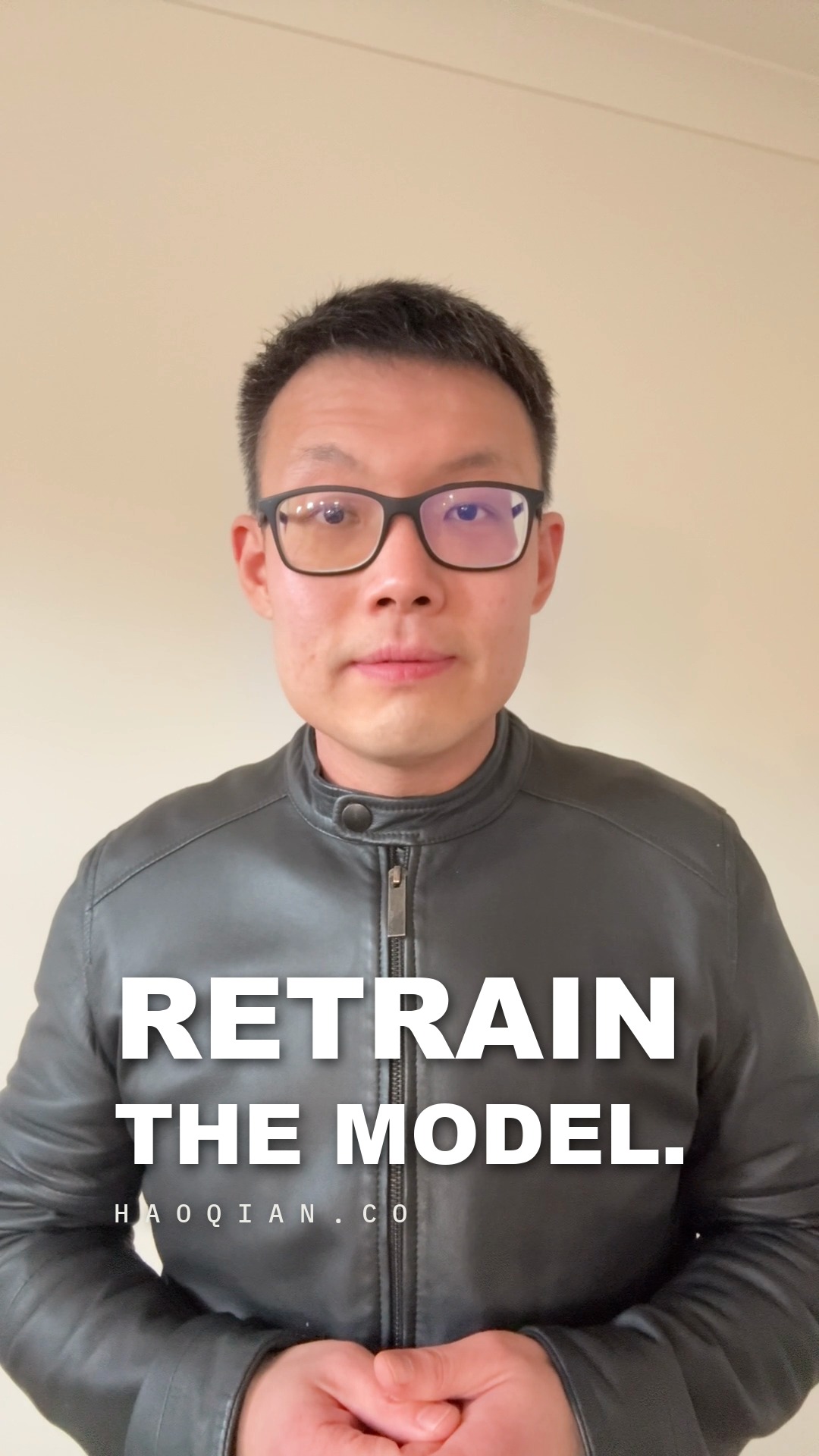 Retrain the Model — poster