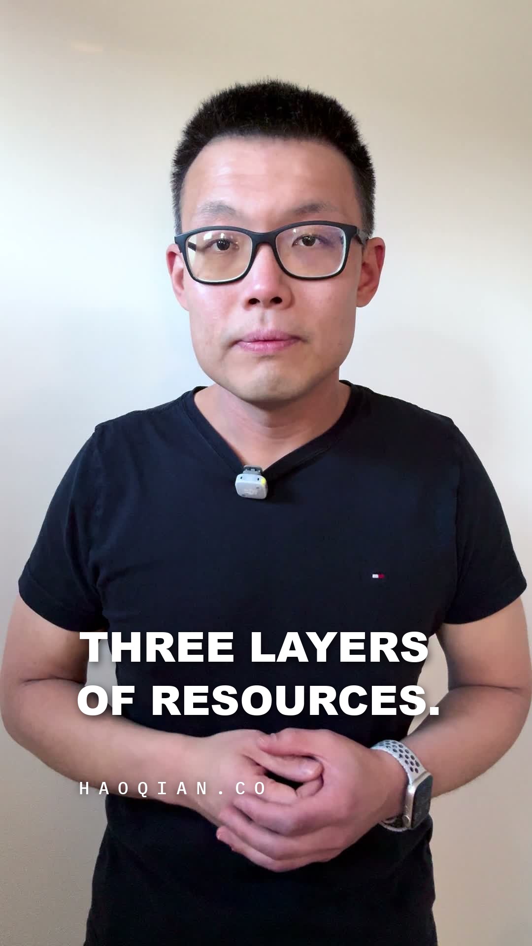 Three Layers of Resources — poster