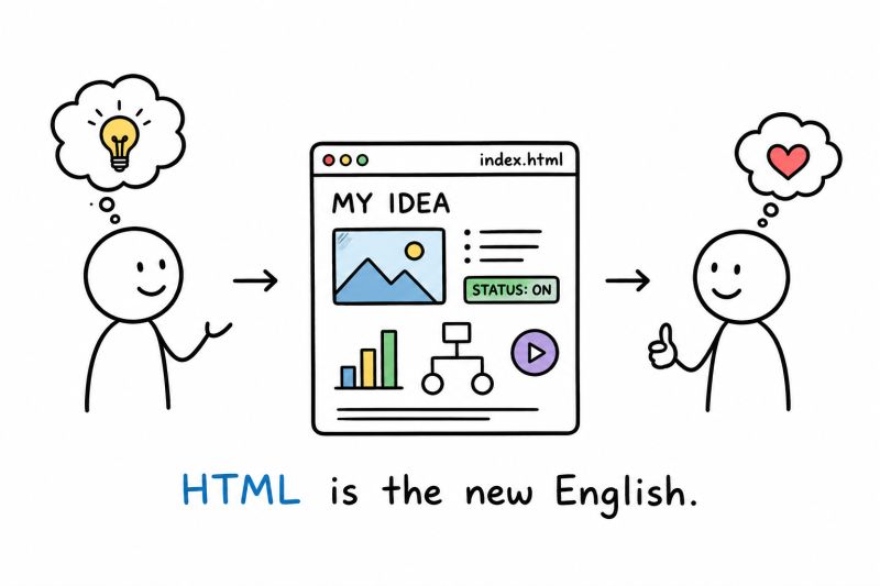 HTML Is The New English — figure 1
